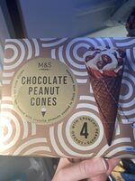 Chocolate Peanut Cones