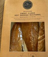 Sweet cured hot smoked mackerel