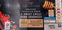 6 Sweet Chilli Pork Sausages