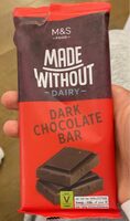 Dark chocolate bar