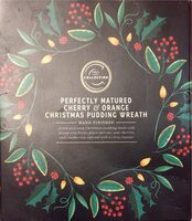 Perfectly matured cherry & orange Christmas pudding wreath