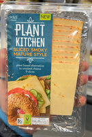 Smokey mature style plant based cheese slices