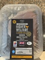 Chicken breast fillets skinless