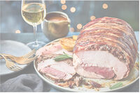 British Slow-Cooked Three-Bird Boneless Roast with Rich Gravy