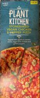 Stonebaked vegan chicken & pepper pizza