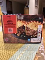 Minced Beef & Onion Shortcrust Pastry Pie