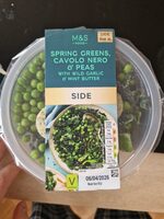 Spring Greens, Cavolo Nero and Peas