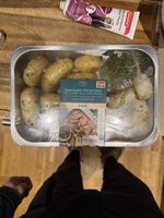 Smashed Potatoes with Salsa Verde Drizzle