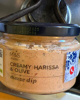 Harissa olive dip