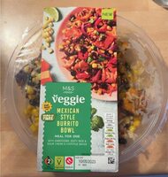 Mexican style burrito bowl