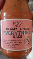Creamy tomato everything bake