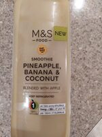 Pineapple, Banana & Coconut Smoothie
