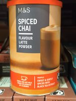 Spiced chai latte powder