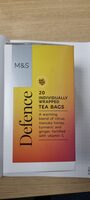 M&S Defence Citrus, Manuka Honey, Termeric and Ginger Tea Bags
