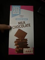 Reduced Sugar Milk Chocolate