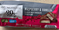 Raspberry & Vanilla Flavour Milk Chocolate Protein Bar