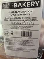 Chocolate Buttons Shortbread