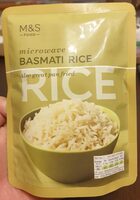 Cooked basmati rice