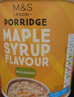Maple Syrup Porridge