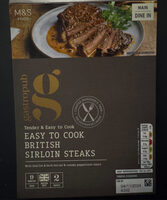 Gastropub EASY TO COOK BRITISH SIRLOIN STEAKS