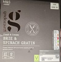 Gastropub Brie And Spinach Gratin