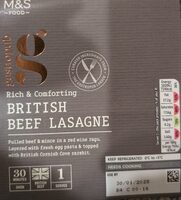 British Beef Lasagne