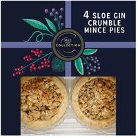 Sloe Gin Crumble Mince Pies