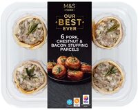 Pork, Chestnut and Bacon Stuffing Parcels x6