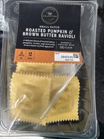 Roasted Pumpkin and brown butter ravioli