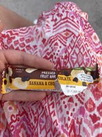 Pressed Fruit Bar Banana Chocolate