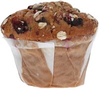 Cranberry, Pumpkin Seed and Oat Muffin