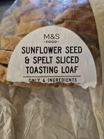 Sunflower Seed & Spelt Sliced Toasting Loaf