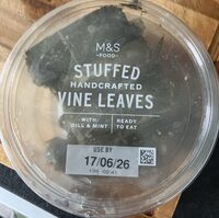 M&S -Food- Stuffed Handcrafted Vine Leaves With: R
