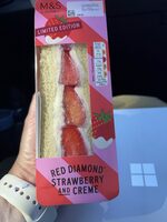 Red Diamond Strawberry & Creme Sandwich