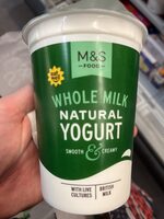 Whole Milk Natural Yogurt