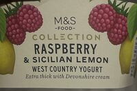 Raspberry & Sicilian Lemon West Country Yogurt