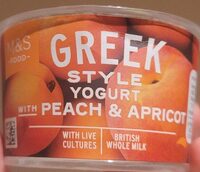 Greek Yogurt with Peach & Apricot
