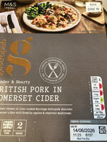 Gastropub Tender and Hearty British Pork in Somerset Cider