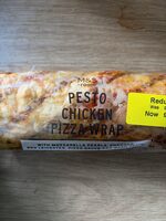 Pesto Chicken Pizza Wrap