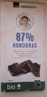 Chocolat noir Bio 87% Honduras