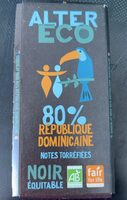 Chocolat 80% République Dominicaine