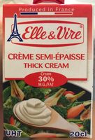 Crème semi épaisse