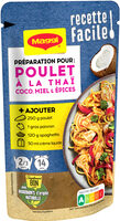 Maggi Recette Facile Poulet à la thaï coco miel et épices 65g