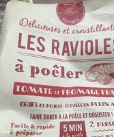 Ravioles farcies au fromage frais et à la tomate