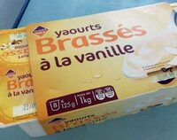 Yaourts brassés à la vanille
