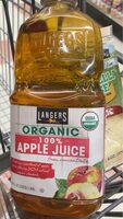Organic apple juice