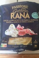 Ravioli au jambon de Parme et burrata