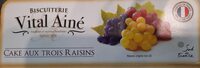 Cake aux trois raisins