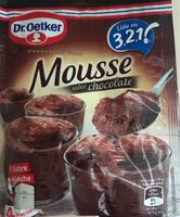 Mousse sabor chocolate