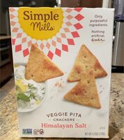 Himalayan Salt Veggie Pita Crackers